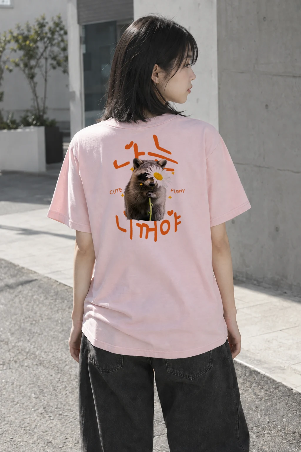 "Cute Funny Thot" Heavyweight Unisex Crewneck T-shirt | Gildan 5000