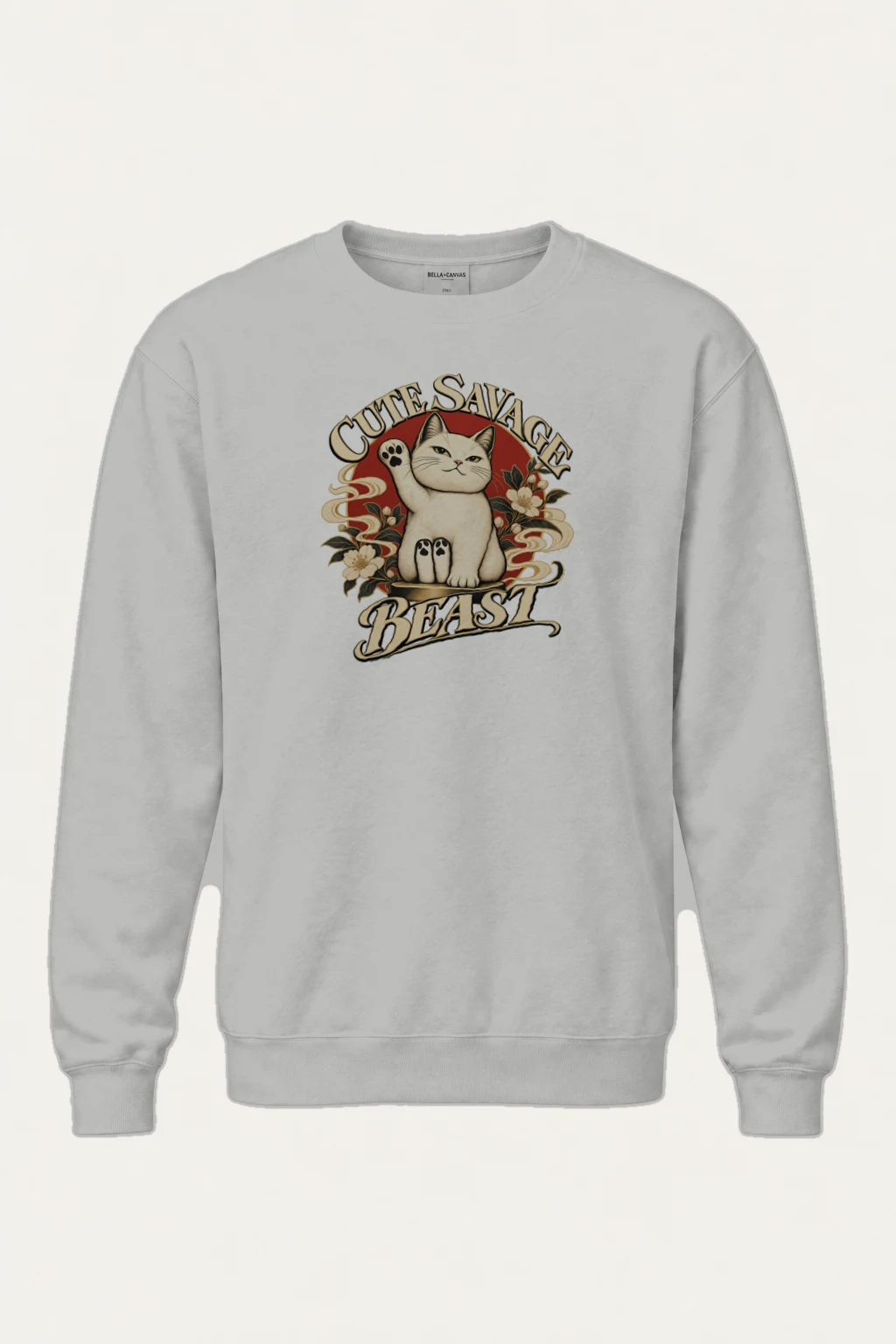 "Cute Savage Beast" Heavy Blend Unisex Crewneck Sweatshirt | Gildan 18000