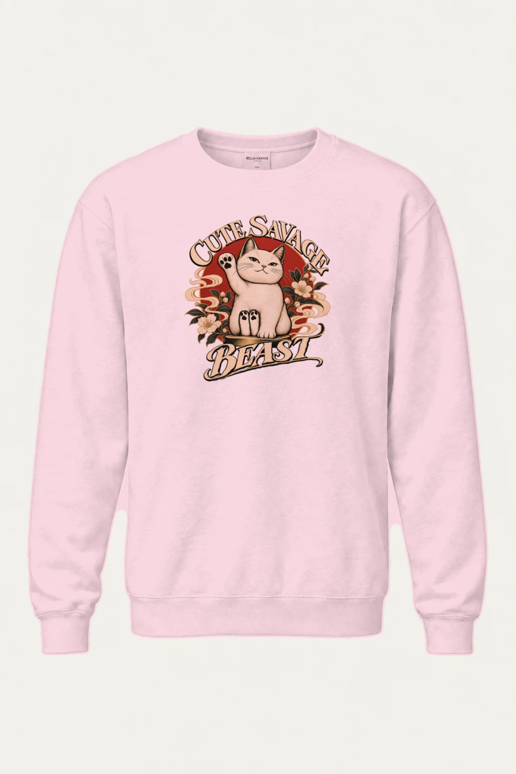 "Cute Savage Beast" Heavy Blend Unisex Crewneck Sweatshirt | Gildan 18000