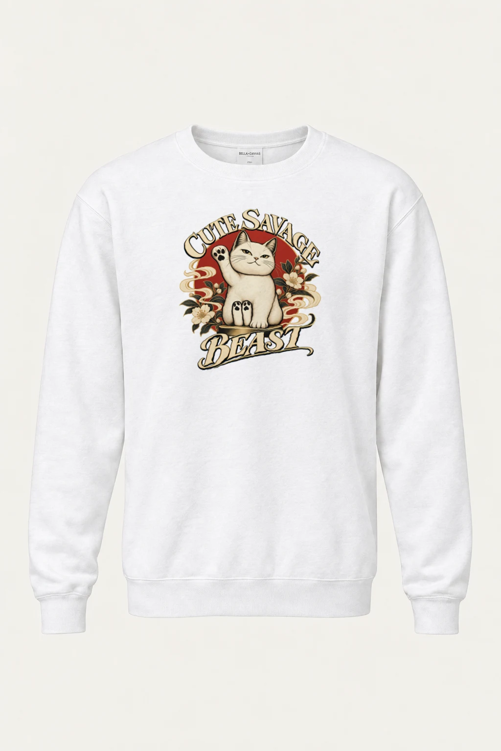 "Cute Savage Beast" Heavy Blend Unisex Crewneck Sweatshirt | Gildan 18000