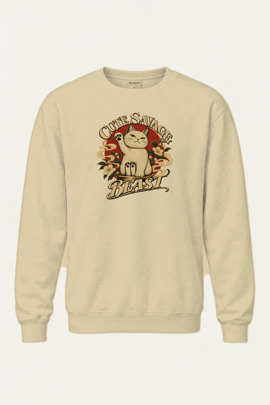 "Cute Savage Beast" Heavy Blend Unisex Crewneck Sweatshirt | Gildan 18000