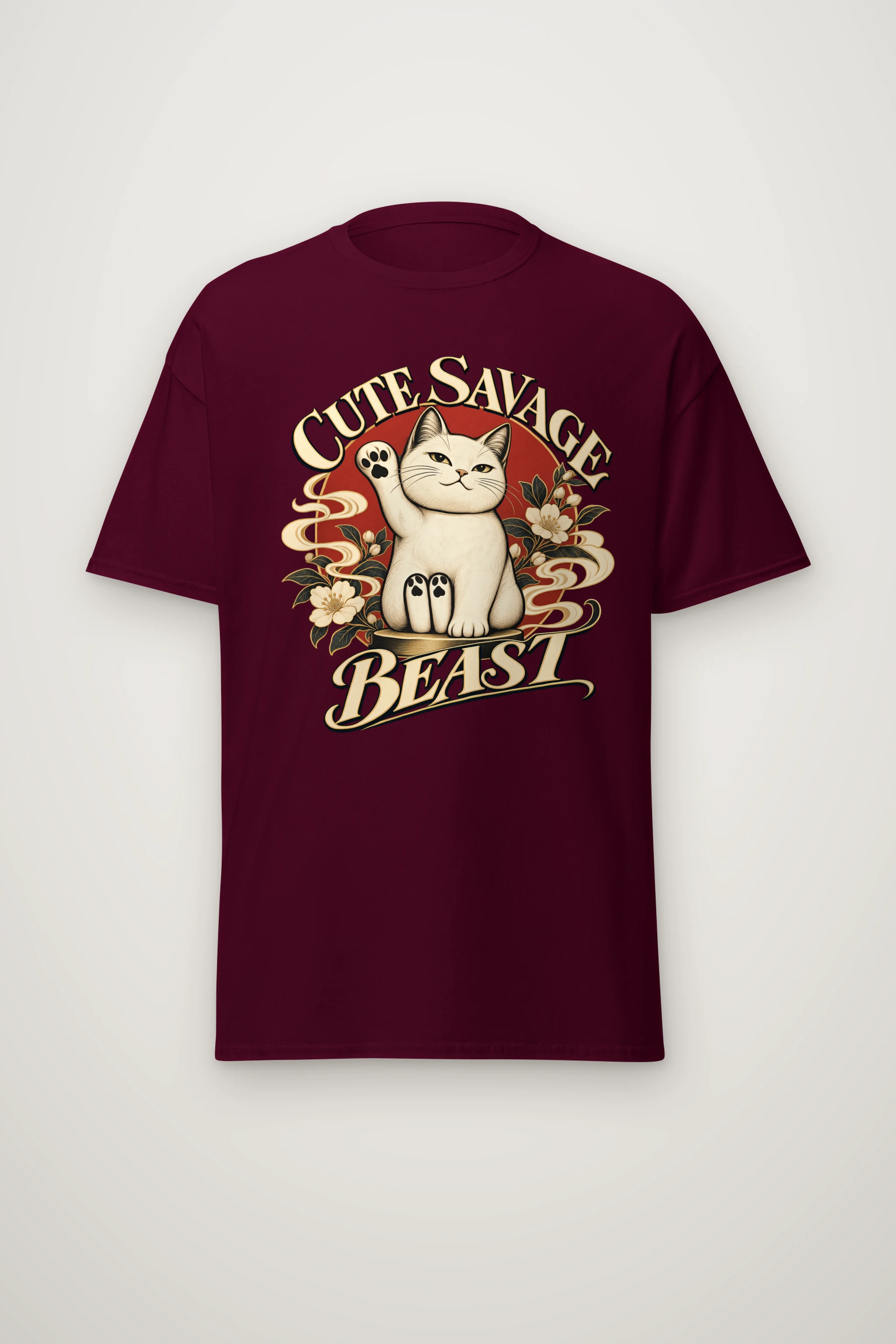 "Cute Savage Beast" Heavyweight Unisex Crewneck T-shirt
