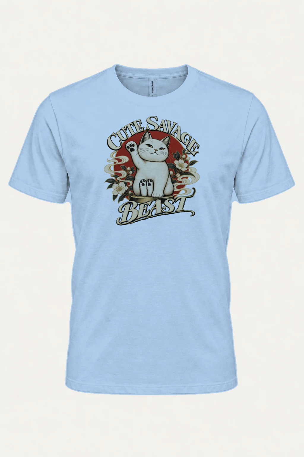 "Cute Savage Beast" Heavyweight Unisex Crewneck T-shirt | Gildan 5000