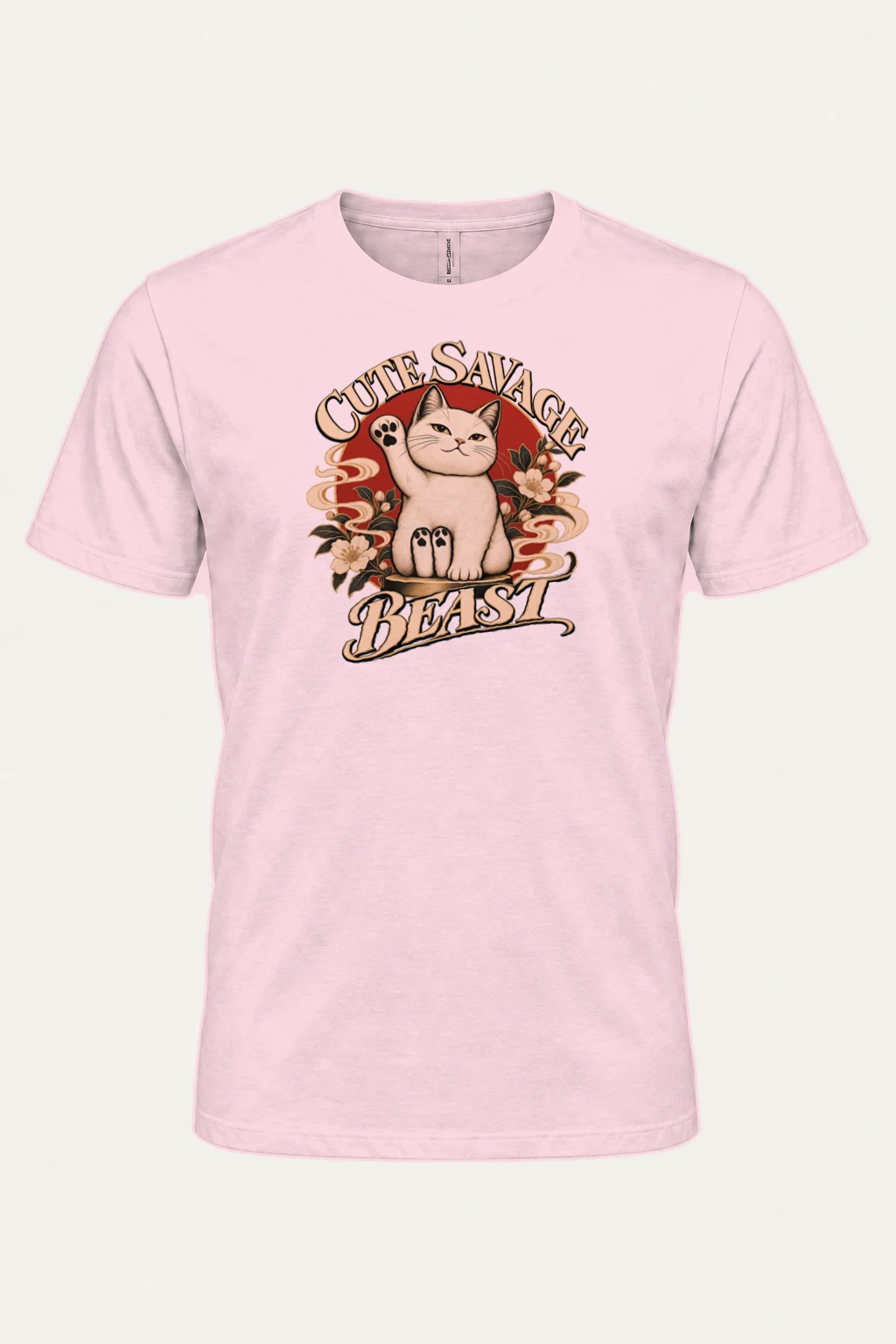 "Cute Savage Beast" Heavyweight Unisex Crewneck T-shirt | Gildan 5000