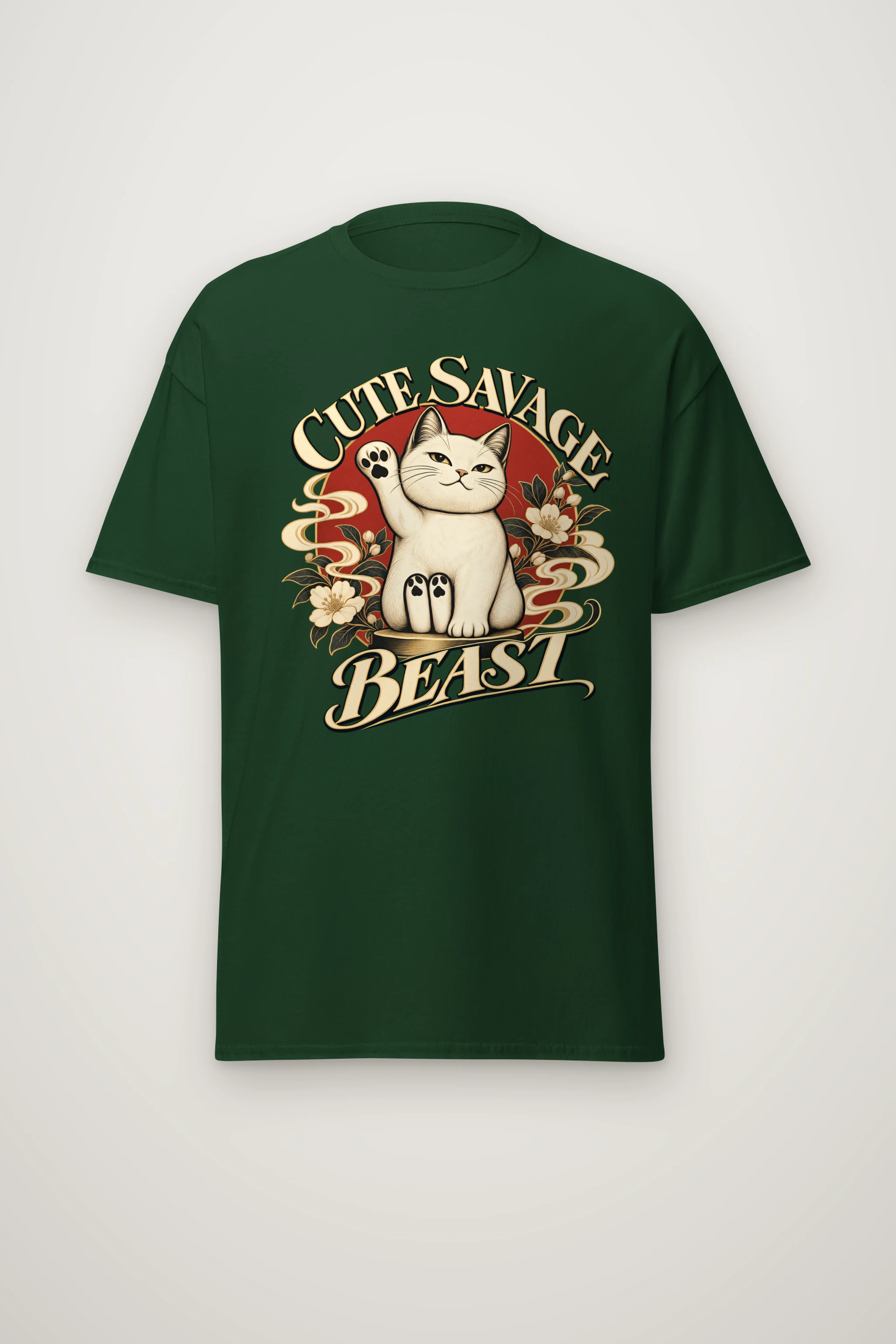 "Cute Savage Beast" Heavyweight Unisex Crewneck T-shirt