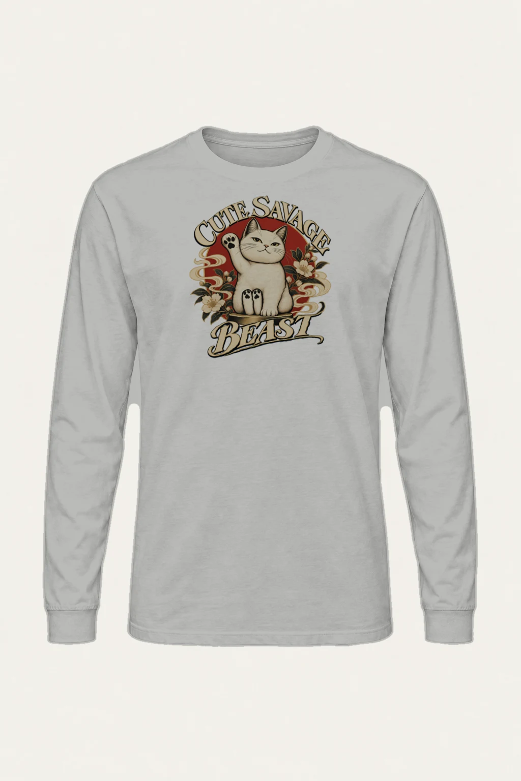 "Cute Savage Beast" Unisex Longsleeve T-shirt | Gildan 2400