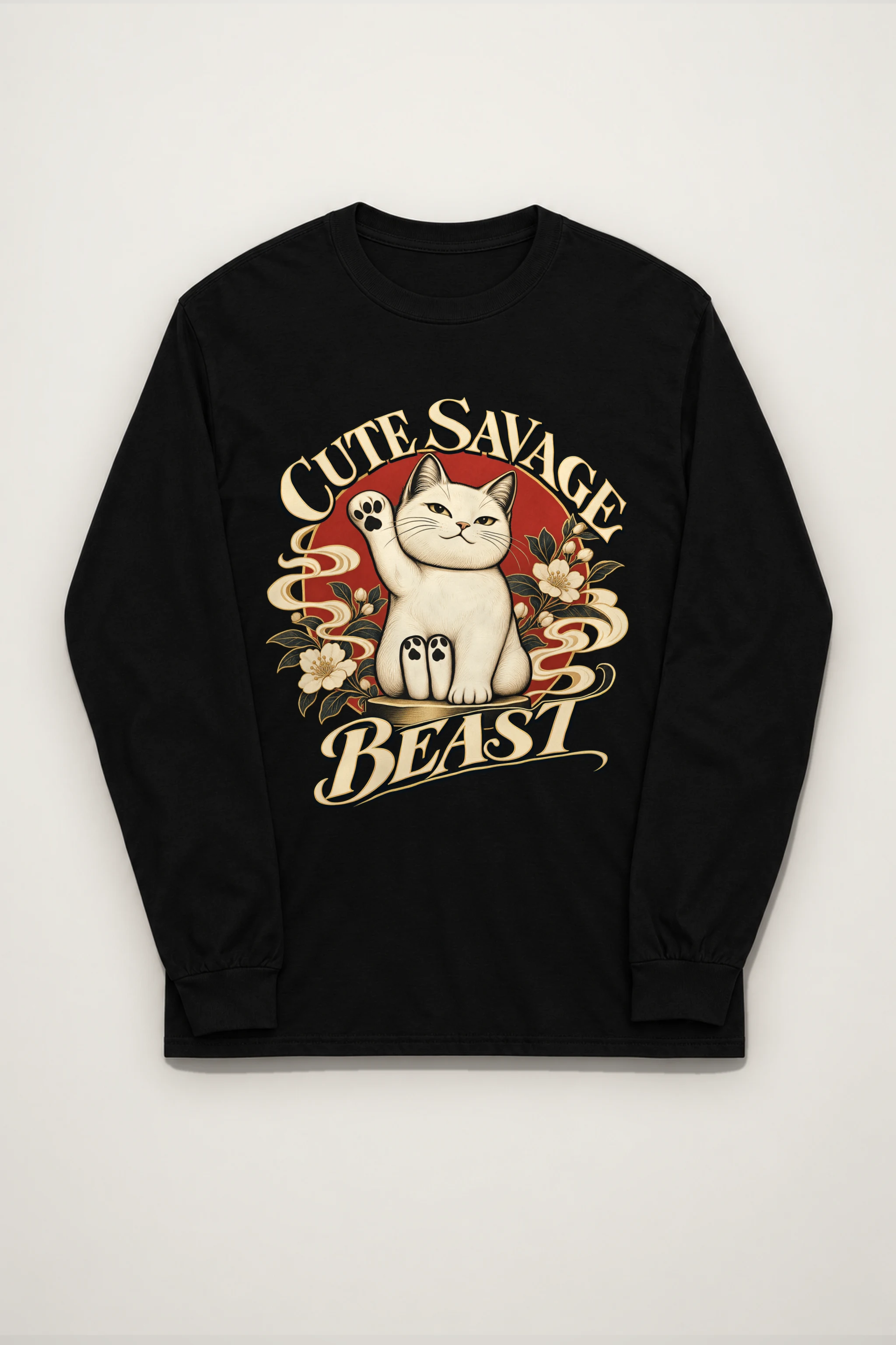 "Cute Savage Beast" Unisex Longsleeve T-shirt