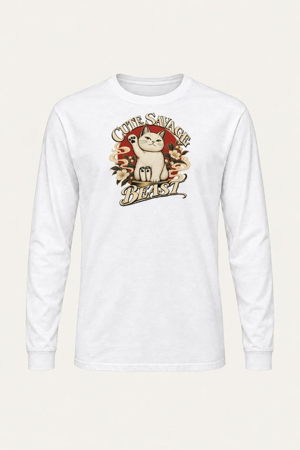 "Cute Savage Beast" Unisex Longsleeve T-shirt | Gildan 2400