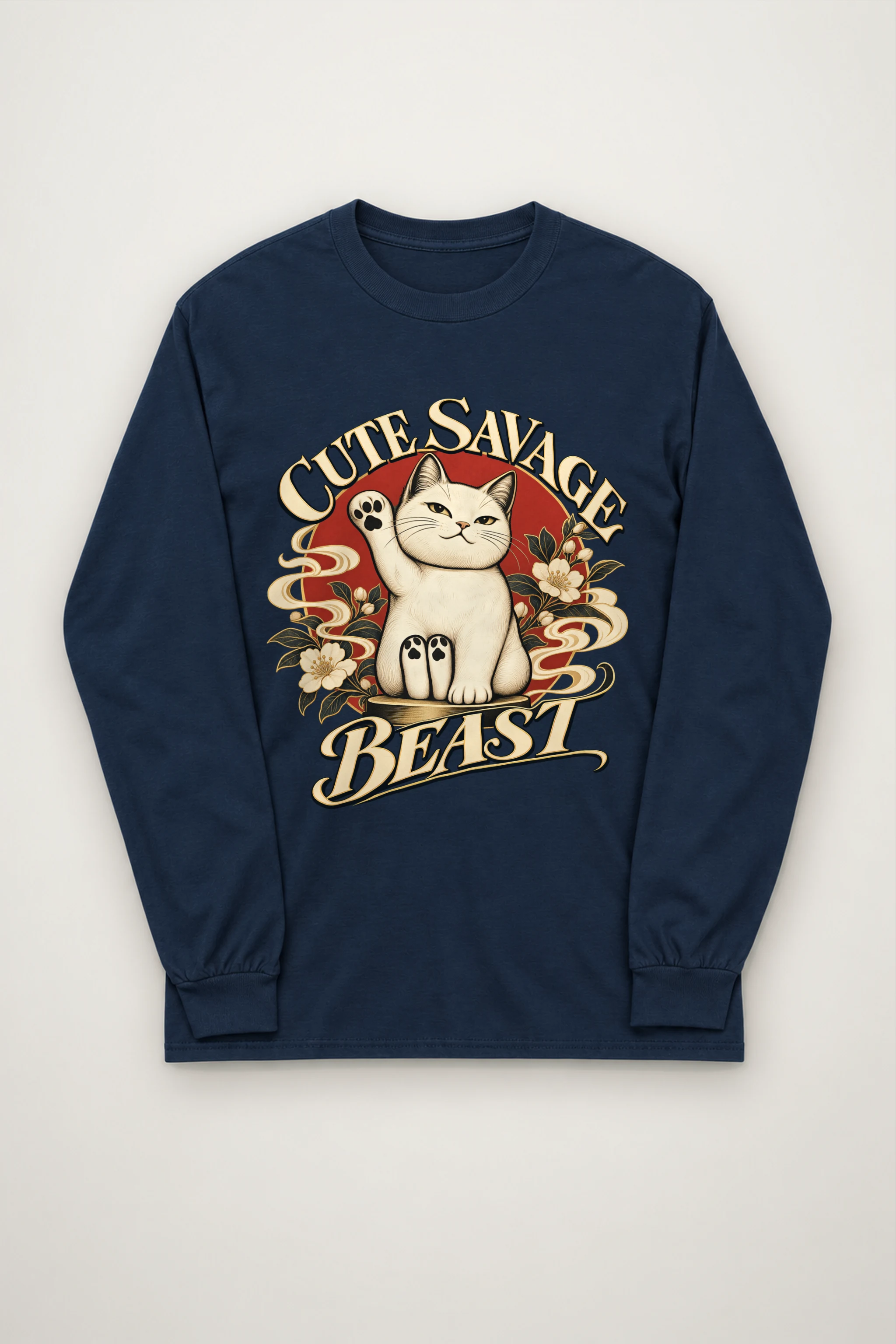 "Cute Savage Beast" Unisex Longsleeve T-shirt