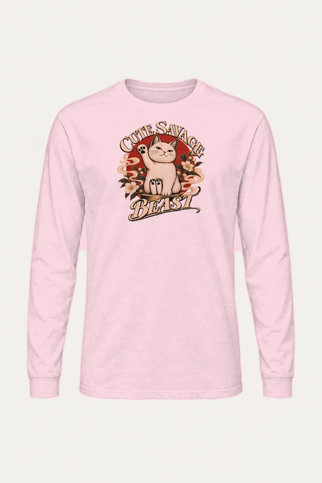 "Cute Savage Beast" Unisex Longsleeve T-shirt | Gildan 2400