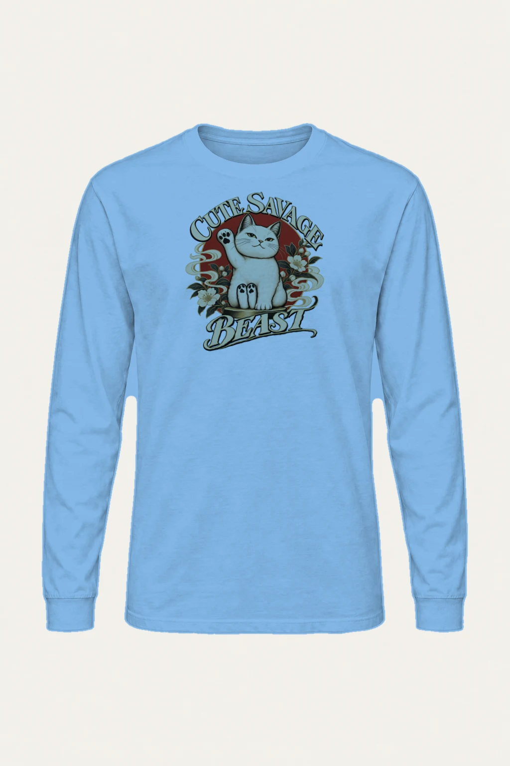 "Cute Savage Beast" Unisex Longsleeve T-shirt | Gildan 2400