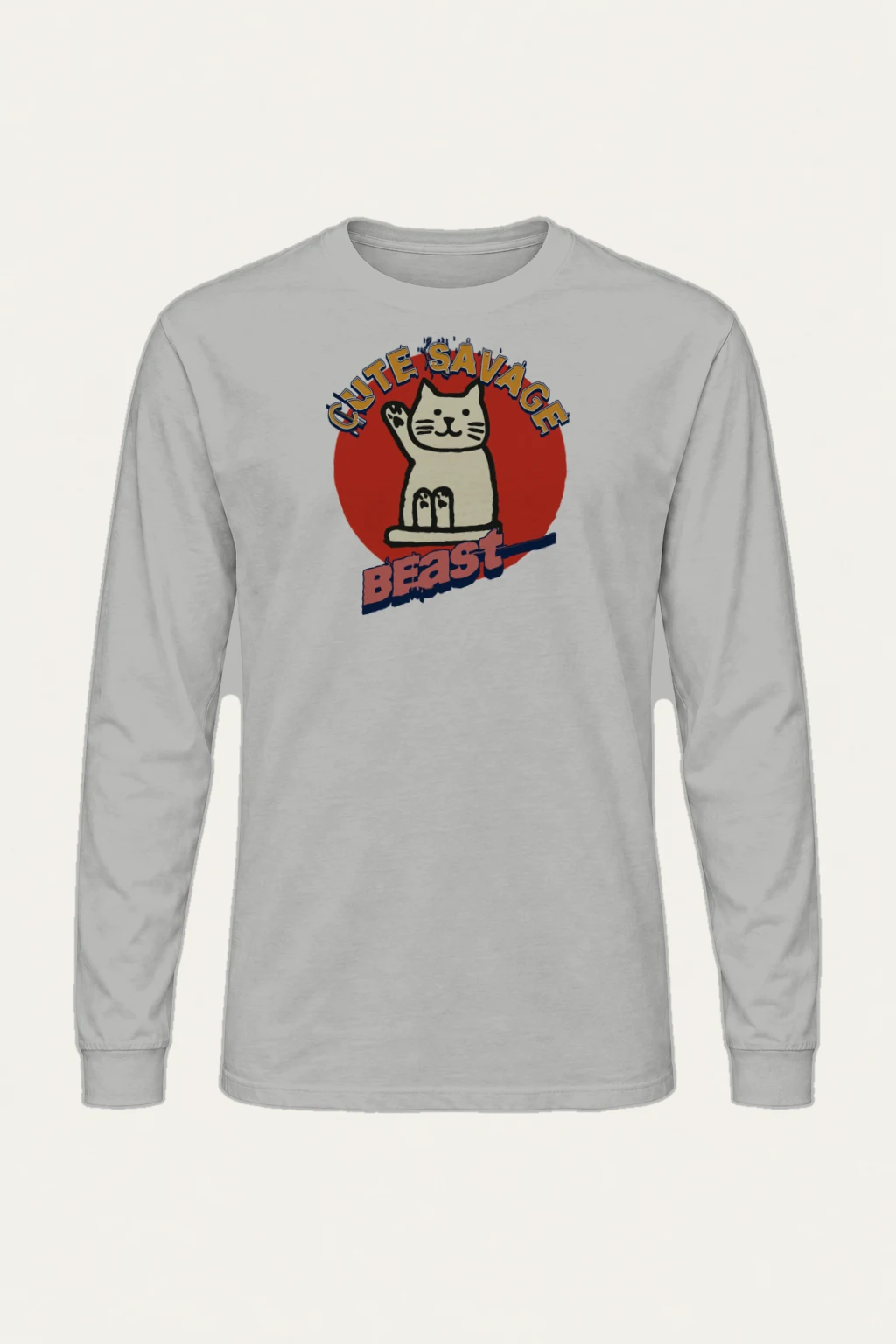 "Cutie Savage Beast" Unisex Longsleeve T-shirt | Gildan 2400