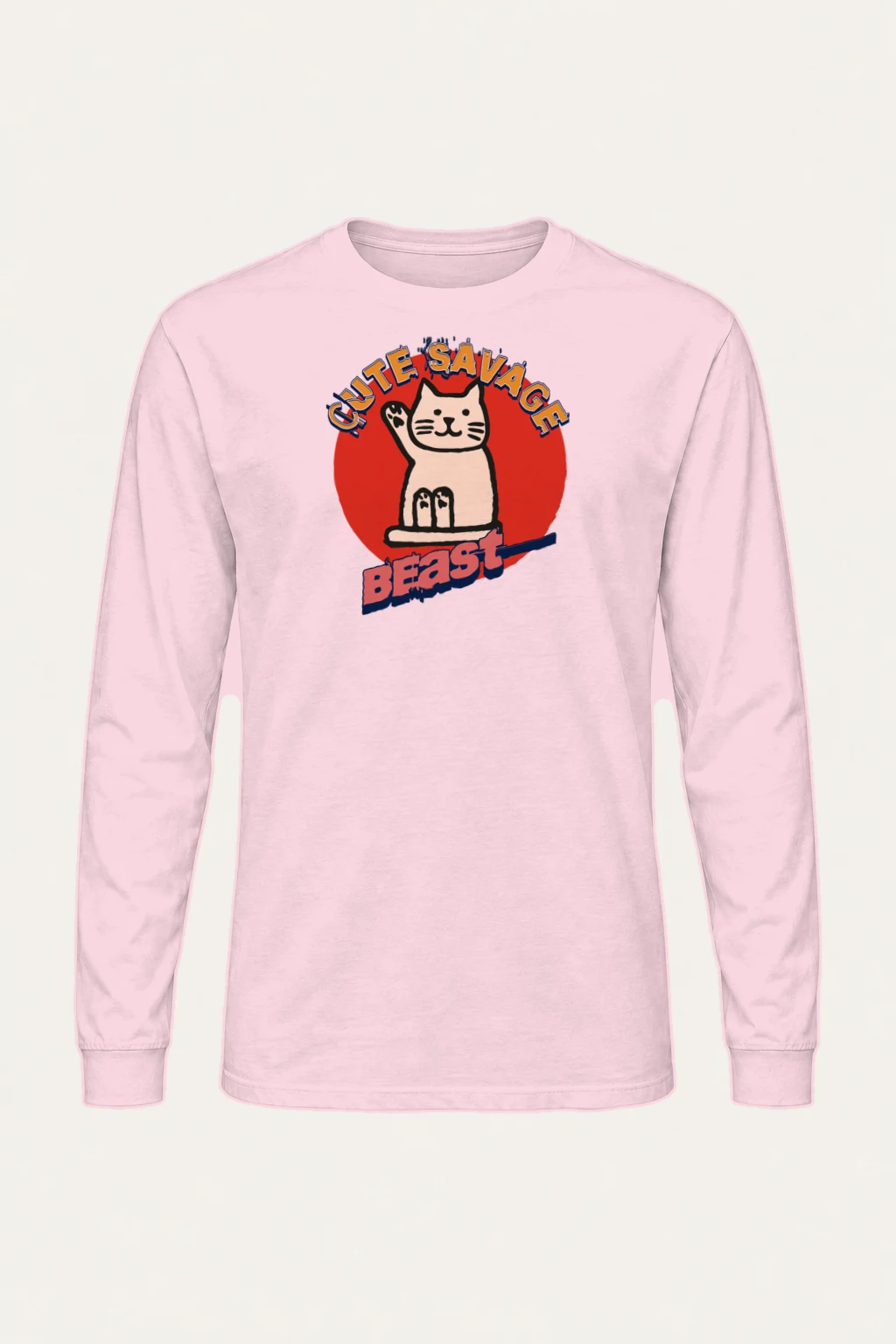 "Cutie Savage Beast" Unisex Longsleeve T-shirt | Gildan 2400