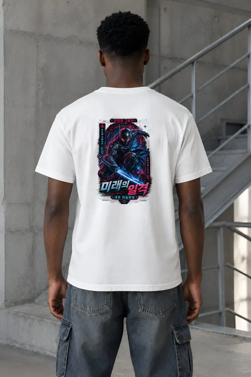 "Cybernetic Ninja" Heavyweight Unisex Crewneck T-shirt