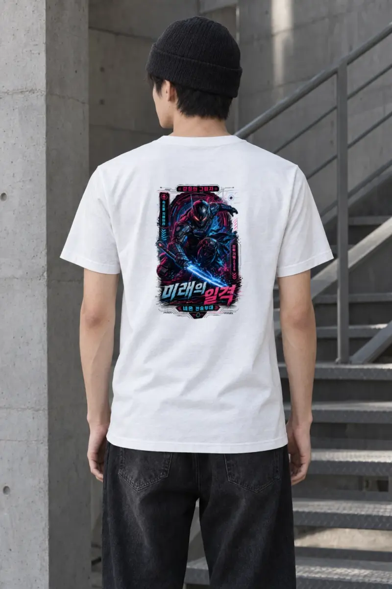 "Cybernetic Ninja" Heavyweight Unisex Crewneck T-shirt