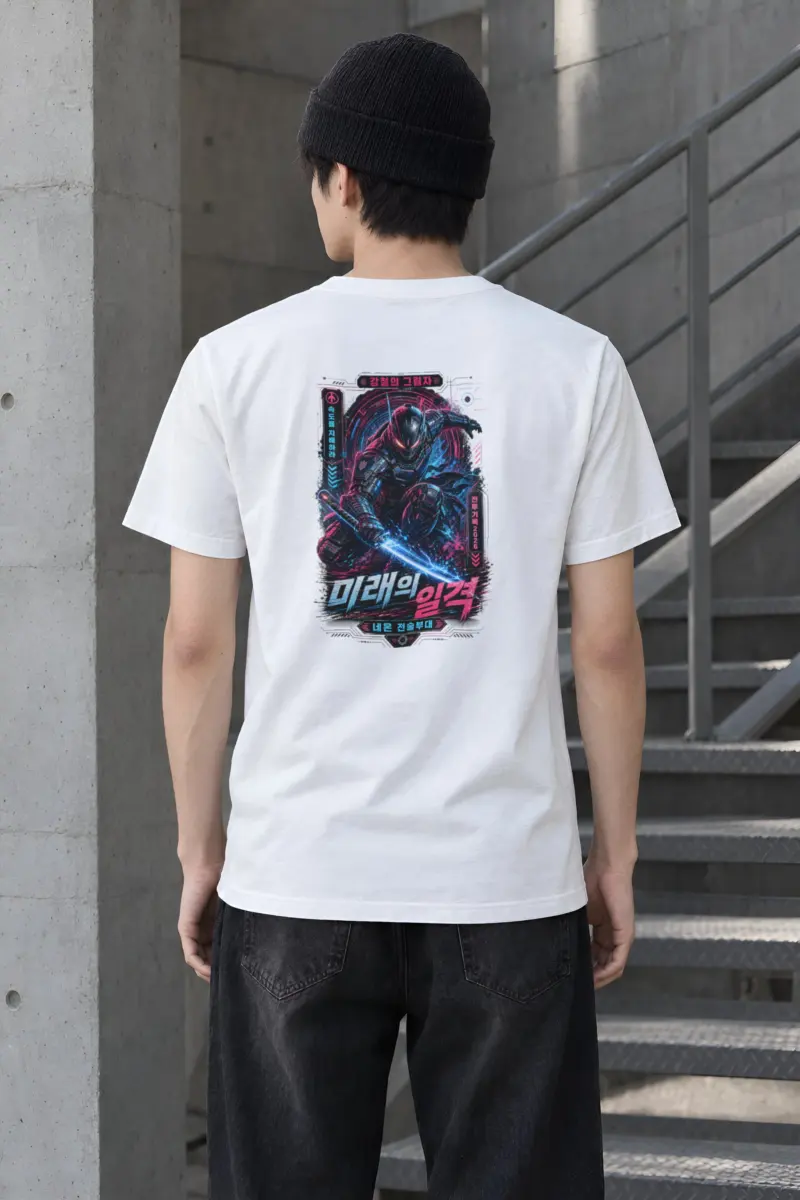 "Cybernetic Ninja" Heavyweight Unisex Crewneck T-shirt