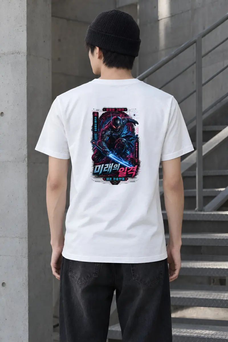 "Cybernetic Ninja" Heavyweight Unisex Crewneck T-shirt