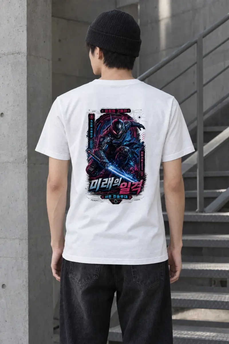"Cybernetic Ninja" Heavyweight Unisex Crewneck T-shirt