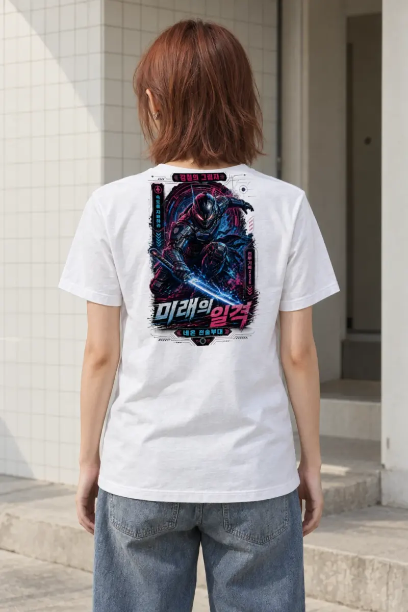 "Cybernetic Ninja" Heavyweight Unisex Crewneck T-shirt