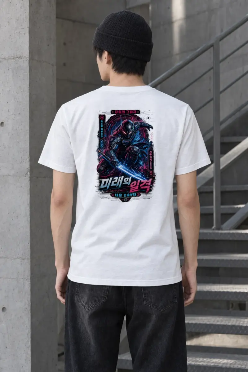 "Cybernetic Ninja" Heavyweight Unisex Crewneck T-shirt