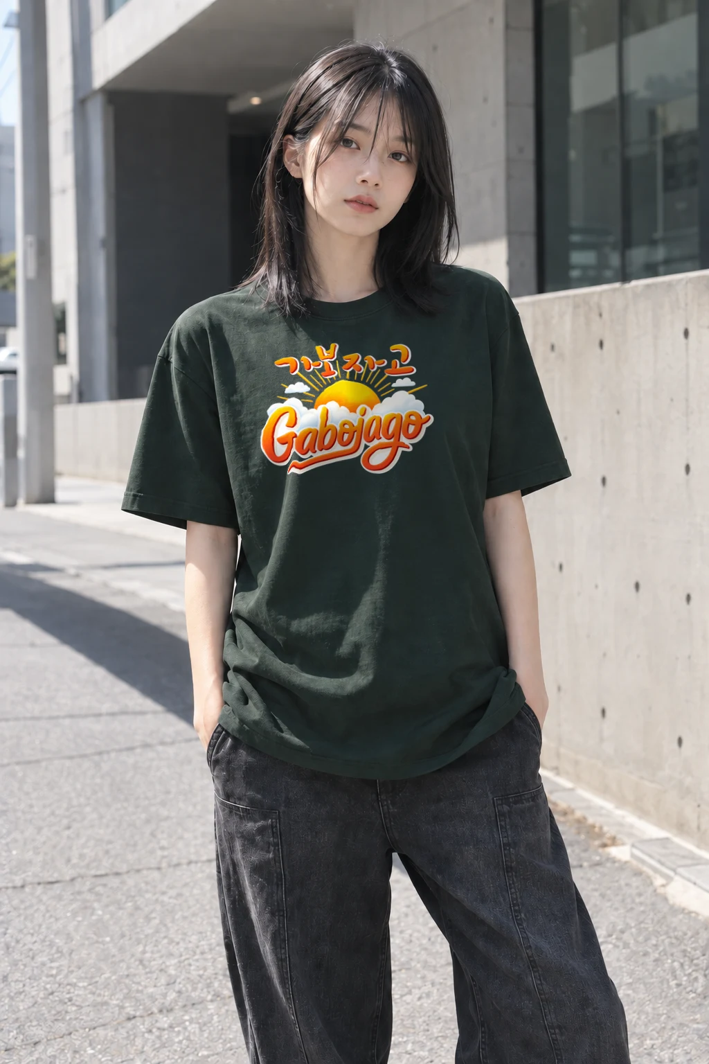 "Доброе Утро" Heavyweight Unisex Crewneck T-shirt | Gildan 5000