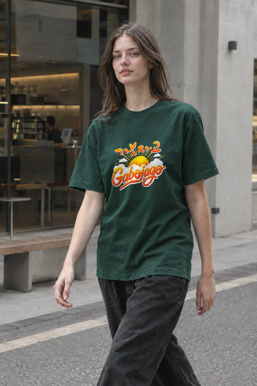 "Доброе Утро" Heavyweight Unisex Crewneck T-shirt | Gildan 5000