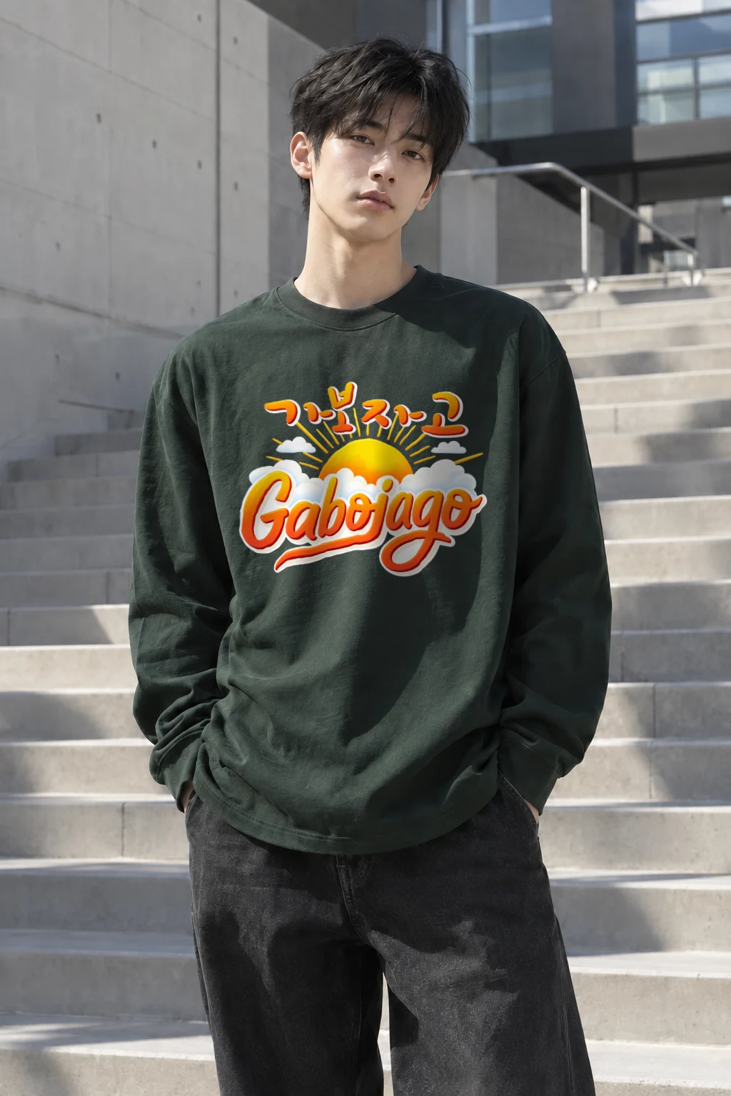 "Доброе Утро Sunrise" Unisex Longsleeve T-shirt | Gildan 2400
