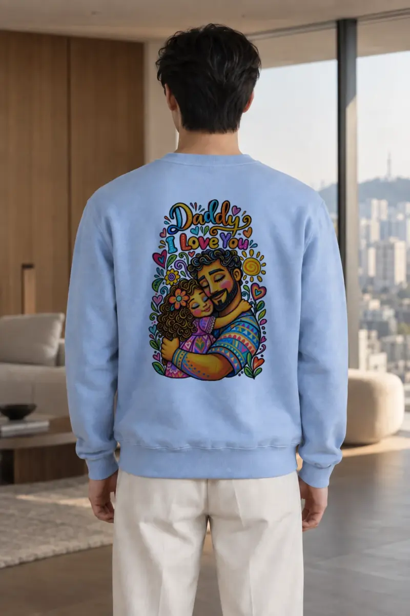 "Daddy I Love You" Heavy Blend Unisex Crewneck Sweatshirt | Gildan 18000
