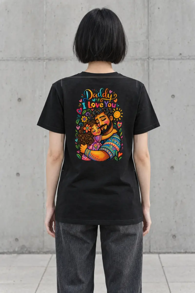 "Daddy I Love You" Heavyweight Unisex Crewneck T-shirt