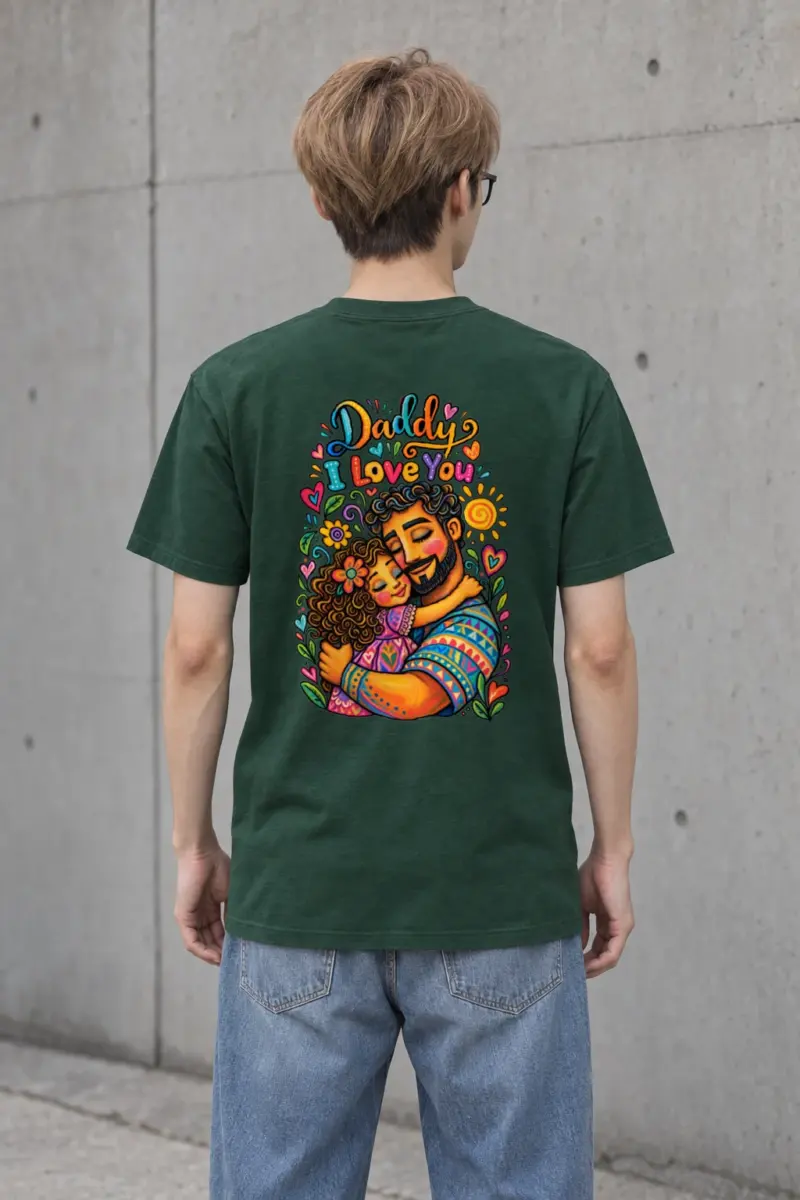 "Daddy I Love You" Heavyweight Unisex Crewneck T-shirt