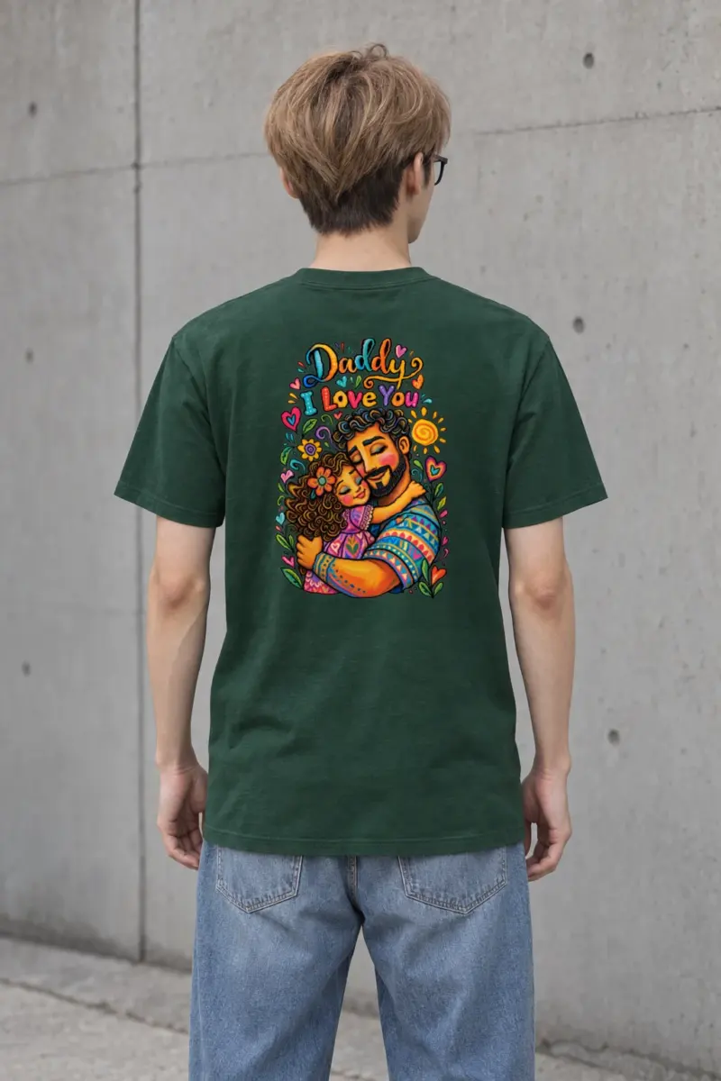 "Daddy I Love You" Heavyweight Unisex Crewneck T-shirt