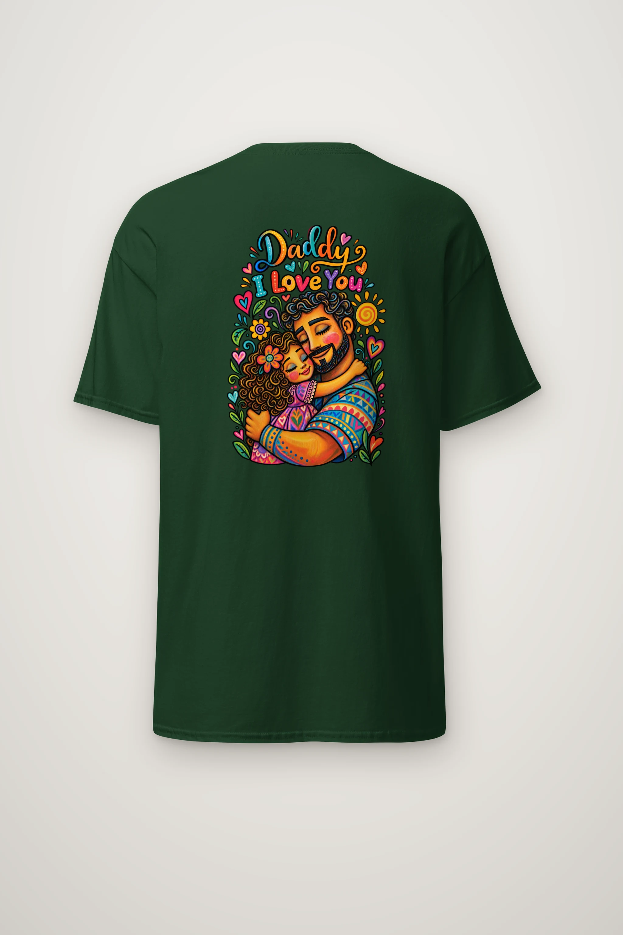 "Daddy I Love You" Heavyweight Unisex Crewneck T-shirt