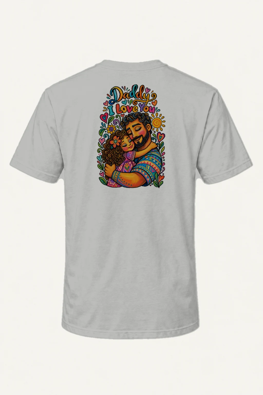 "Daddy I Love You" Heavyweight Unisex Crewneck T-shirt | Gildan 5000