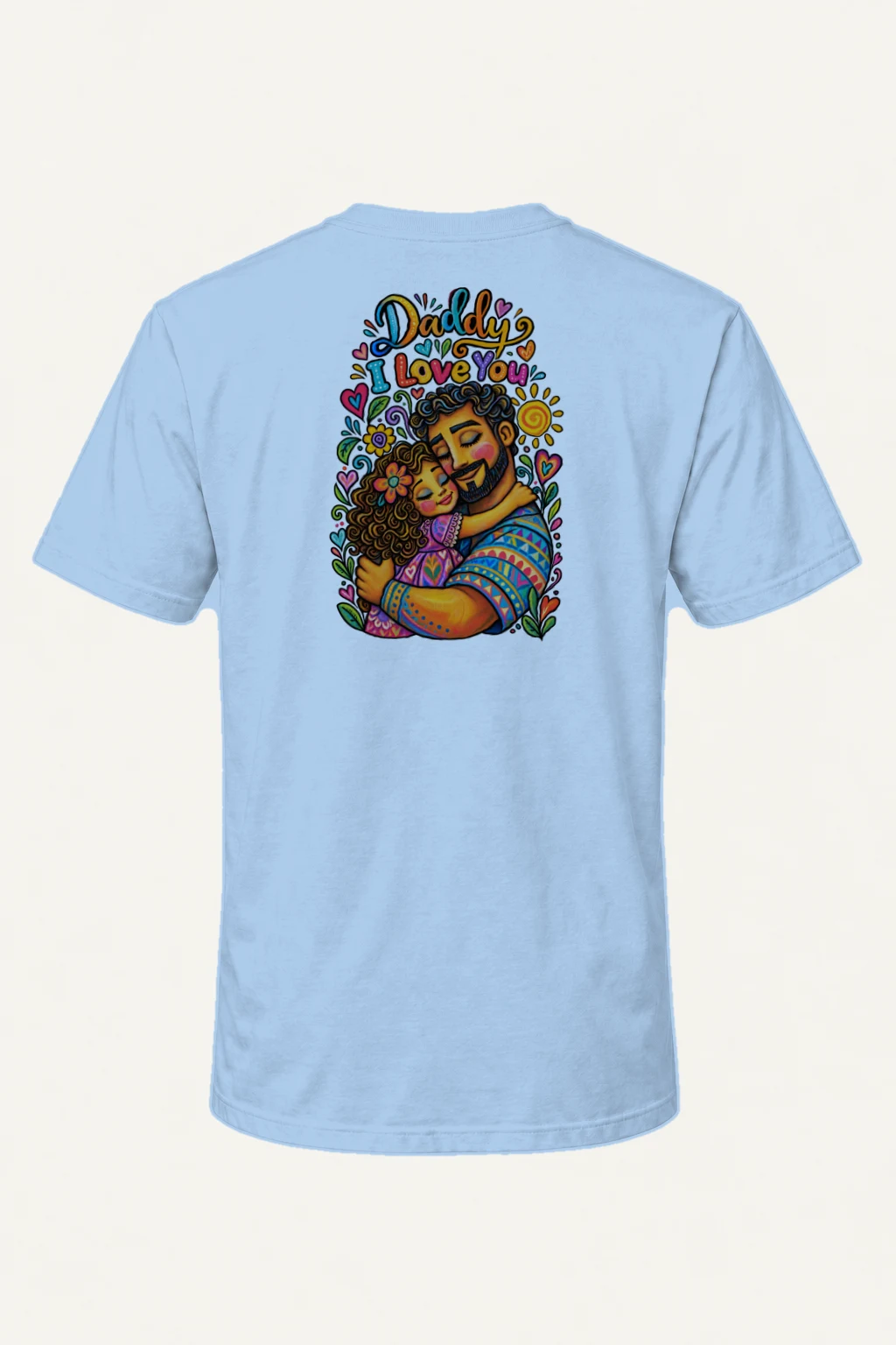 "Daddy I Love You" Heavyweight Unisex Crewneck T-shirt | Gildan 5000