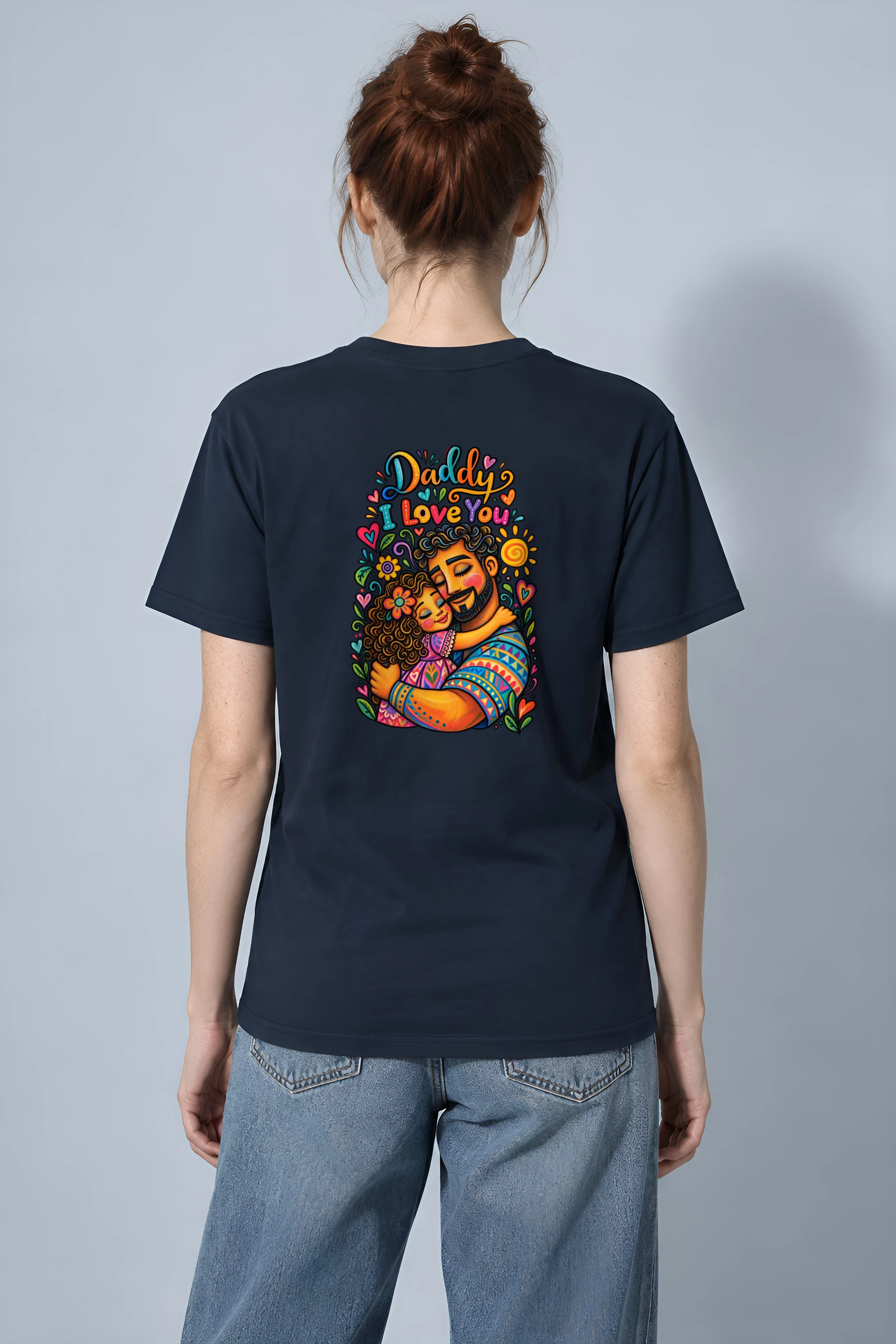 "Daddy I Love You" Heavyweight Unisex Crewneck T-shirt