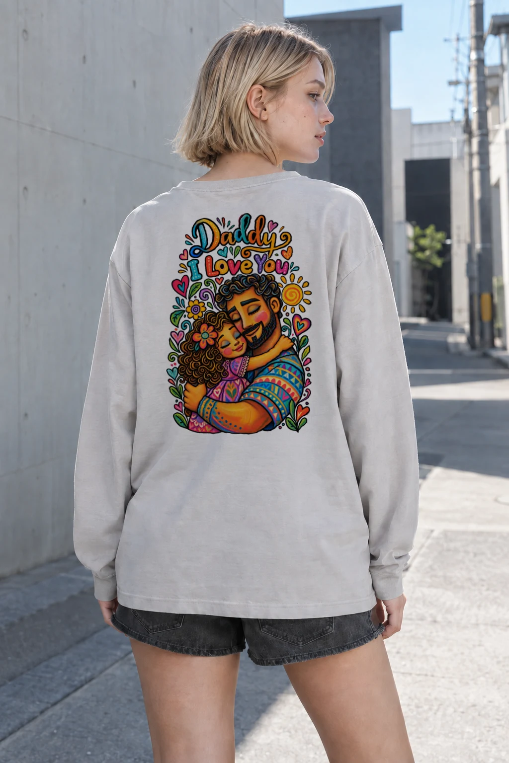 "Daddy I Love You" Unisex Longsleeve T-shirt | Gildan 2400