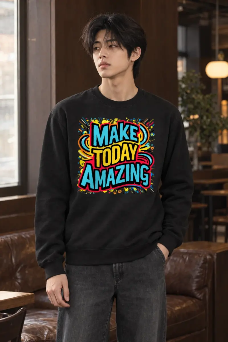 "Daily Spark" Heavy Blend Unisex Crewneck Sweatshirt | Gildan 18000