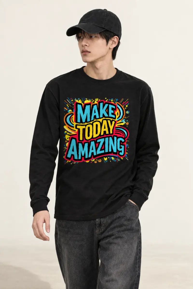 "Daily Spark" Unisex Longsleeve T-shirt | Gildan 2400
