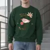 "Daisy Bird Illustration" Heavy Blend Unisex Crewneck Sweatshirt