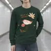 "Daisy Bird Illustration" Unisex Longsleeve T-shirt