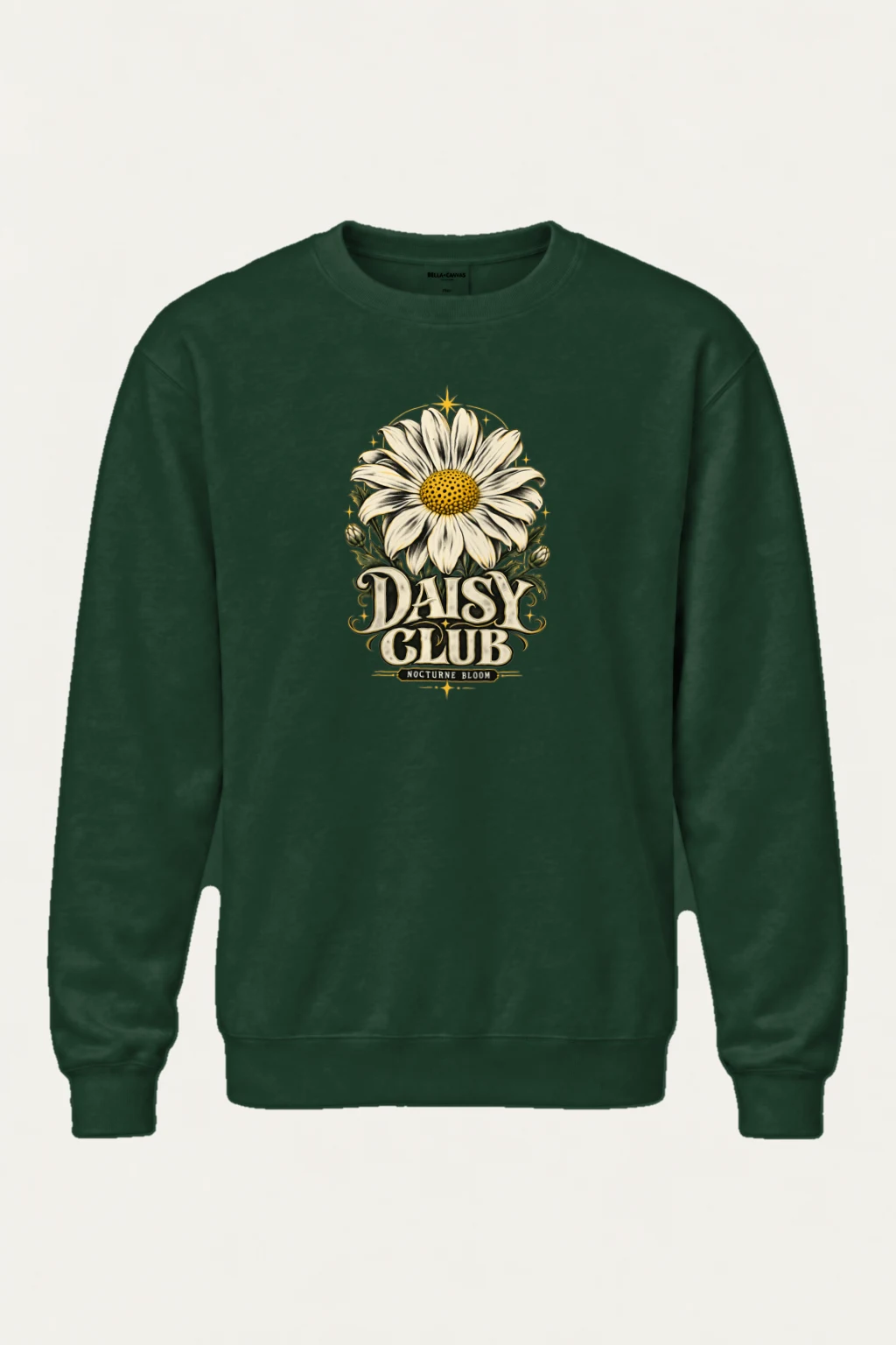 "Daisy Club Nocturne" Heavy Blend Unisex Crewneck Sweatshirt | Gildan 18000