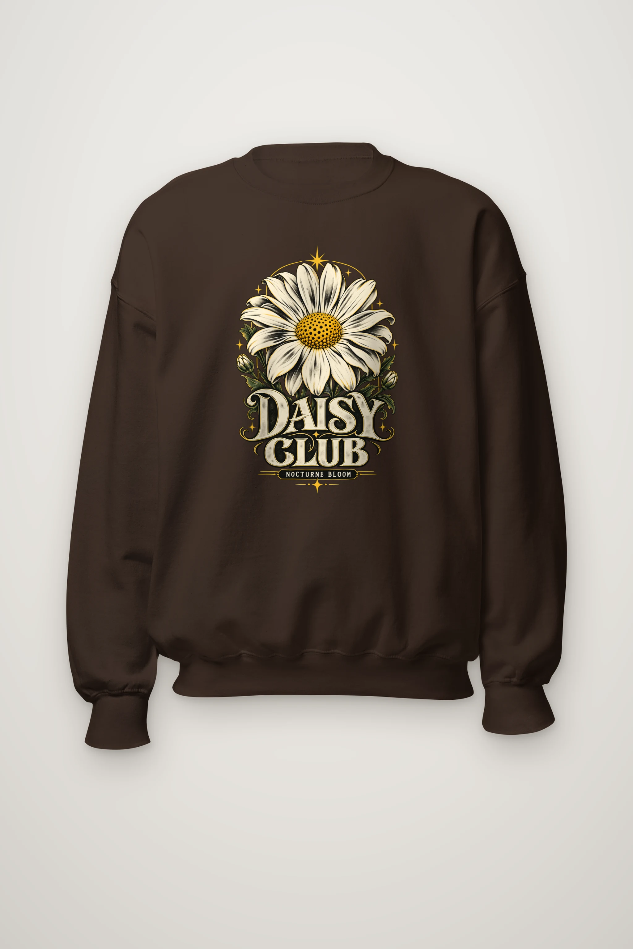"Daisy Club Nocturne" Heavy Blend Unisex Crewneck Sweatshirt