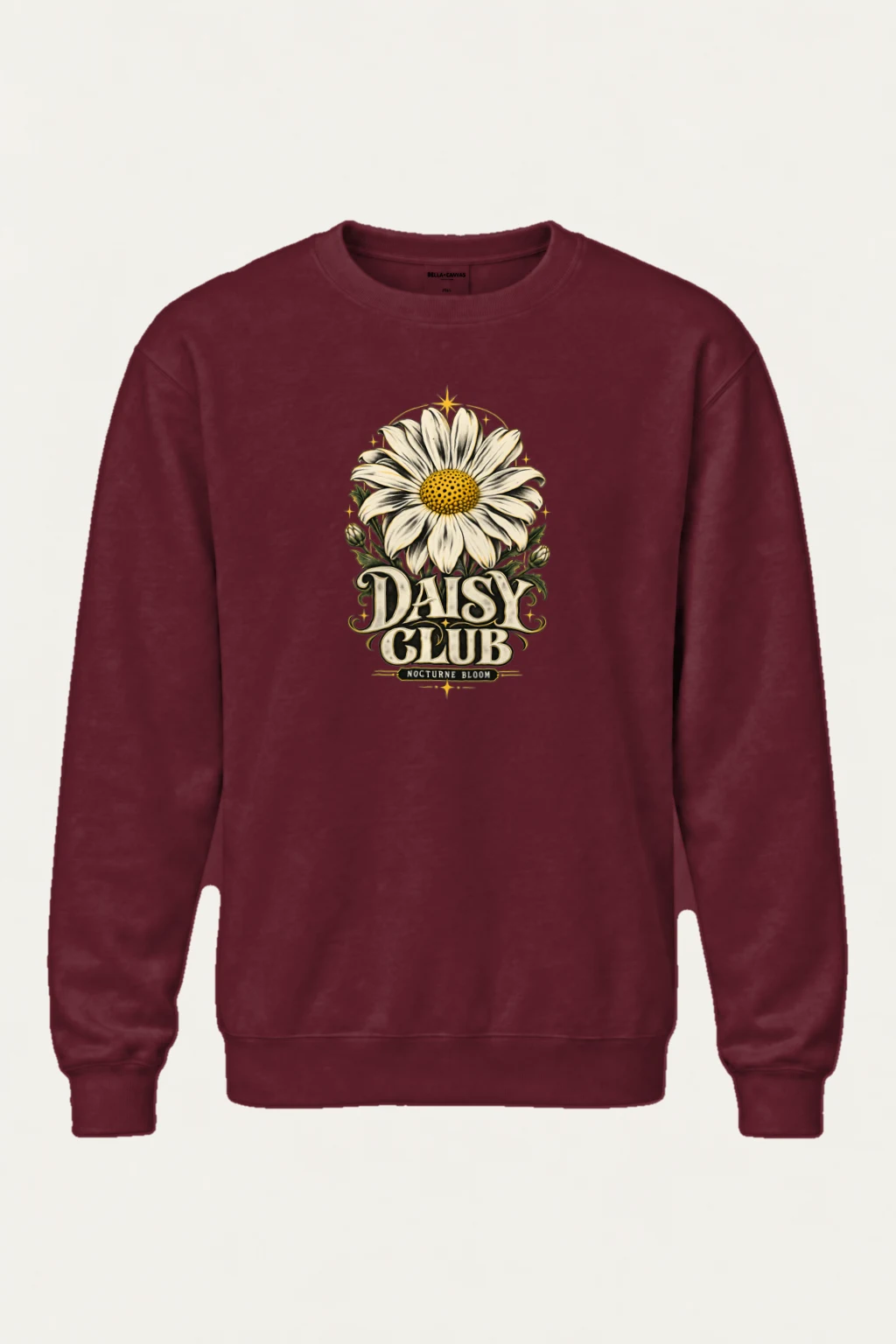 "Daisy Club Nocturne" Heavy Blend Unisex Crewneck Sweatshirt | Gildan 18000
