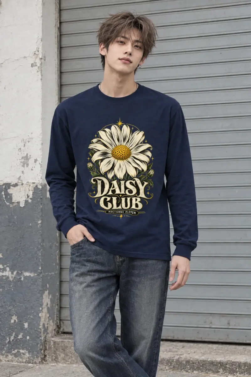 "Daisy Club Nocturne" Unisex Longsleeve T-shirt