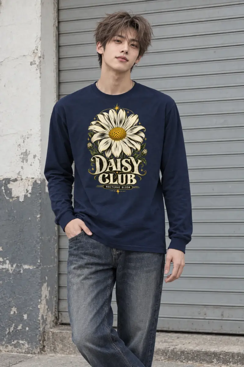 "Daisy Club Nocturne" Unisex Longsleeve T-shirt