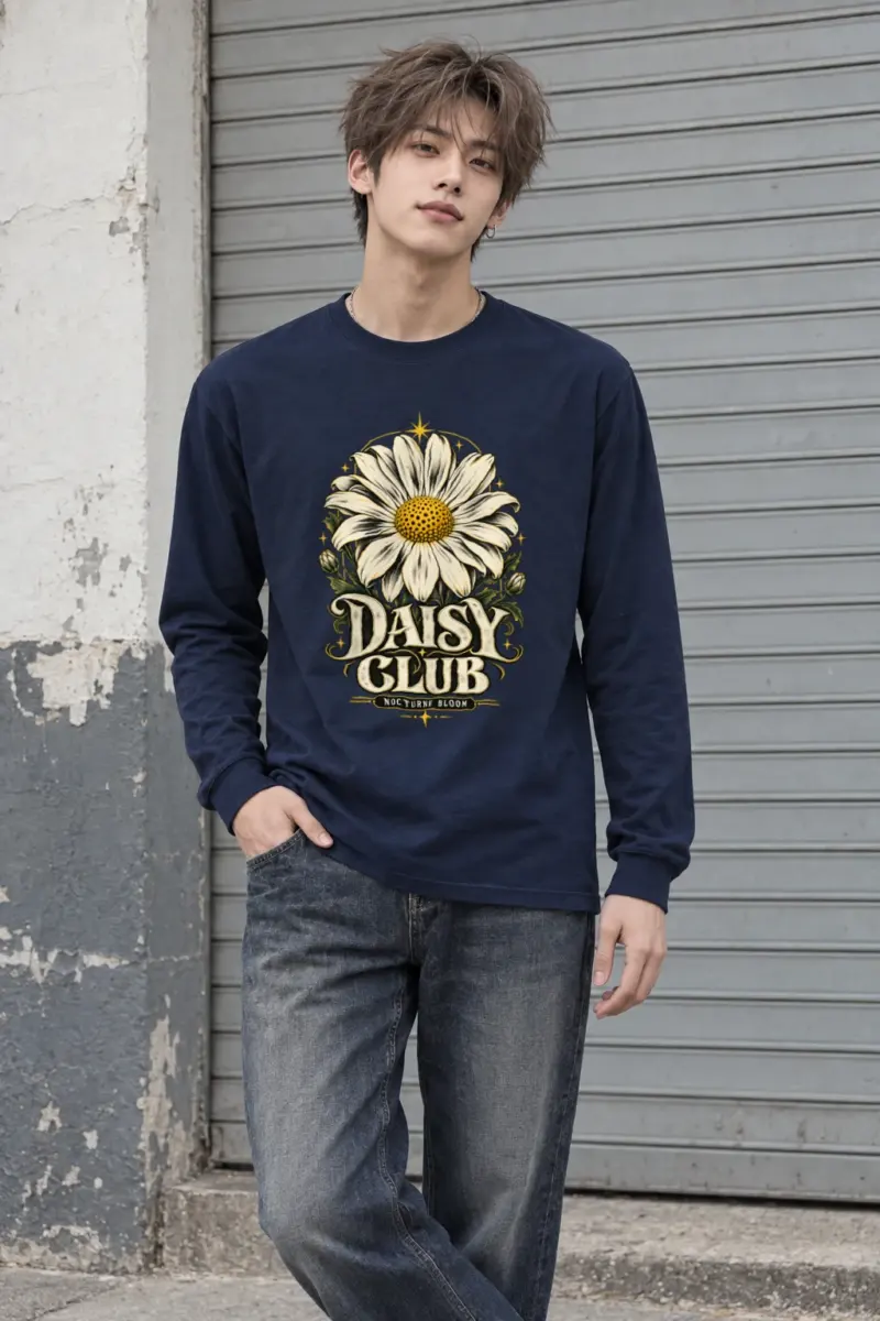 "Daisy Club Nocturne" Unisex Longsleeve T-shirt