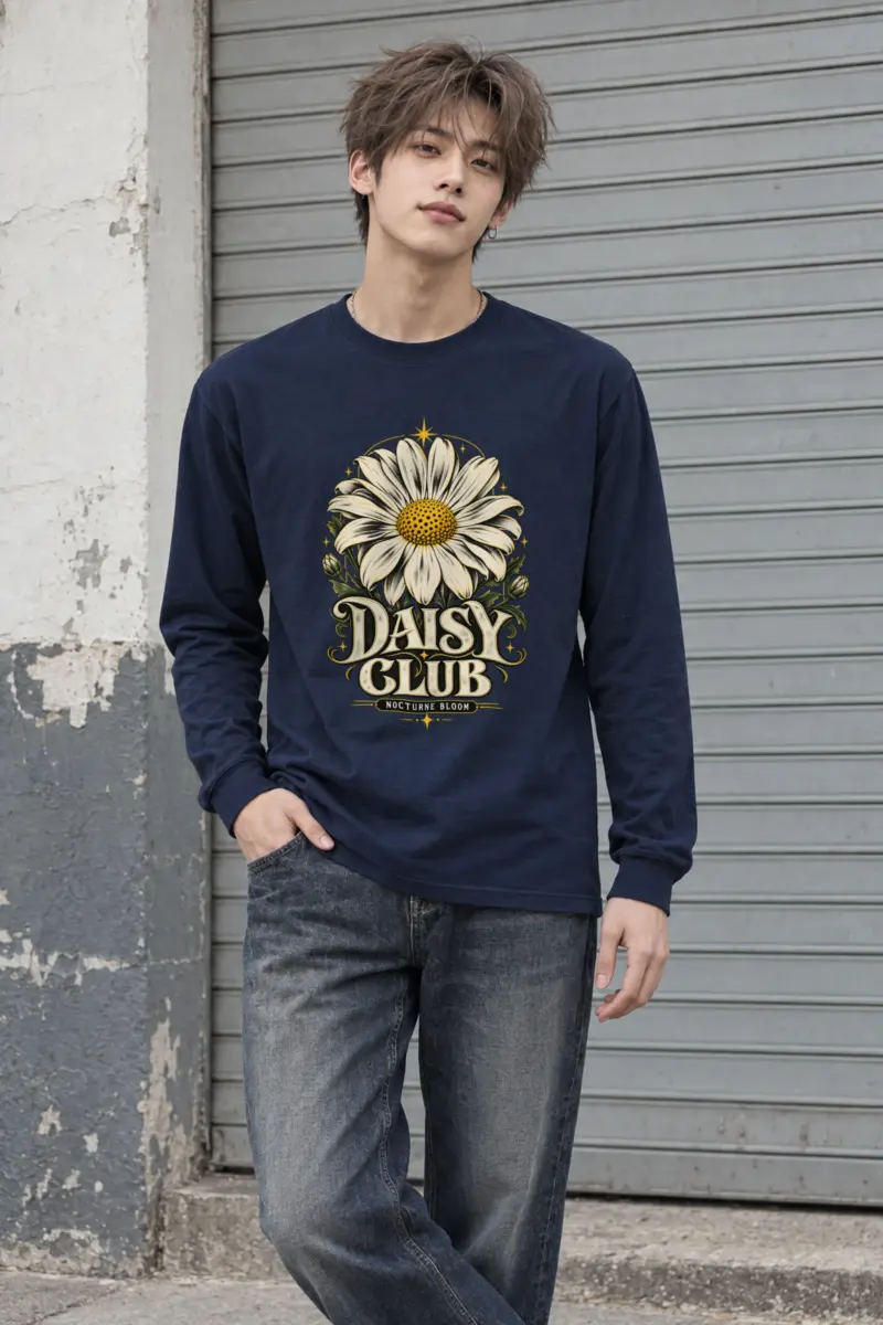 "Daisy Club Nocturne" Unisex Longsleeve T-shirt