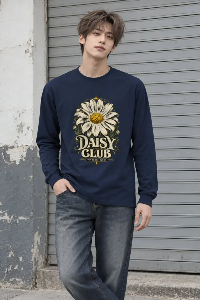 "Daisy Club Nocturne" Unisex Longsleeve T-shirt
