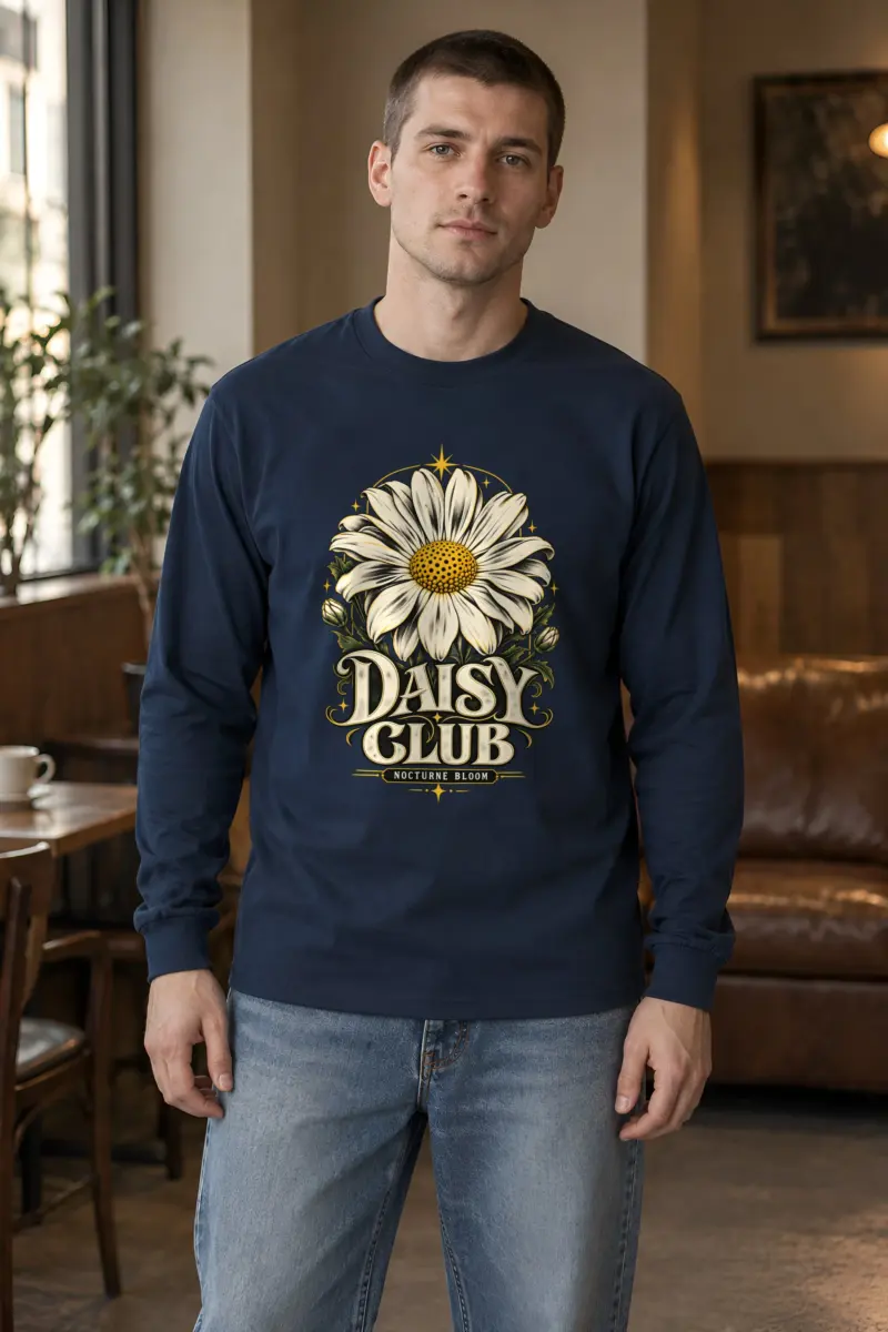 "Daisy Club Nocturne" Unisex Longsleeve T-shirt