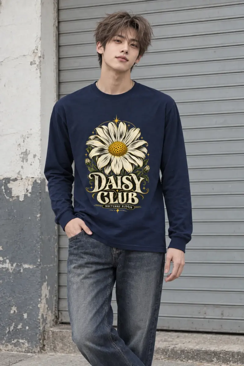 "Daisy Club Nocturne" Unisex Longsleeve T-shirt